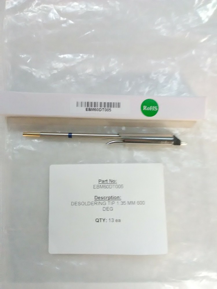 Easybraid Solder Tip  EBM60DT005 DESOLDERING TIP 1.35 MM 600 DEG