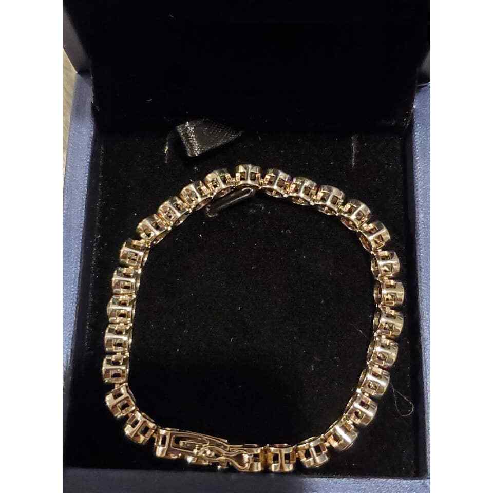 Italo Bezel Created White Sapphire Bracelet