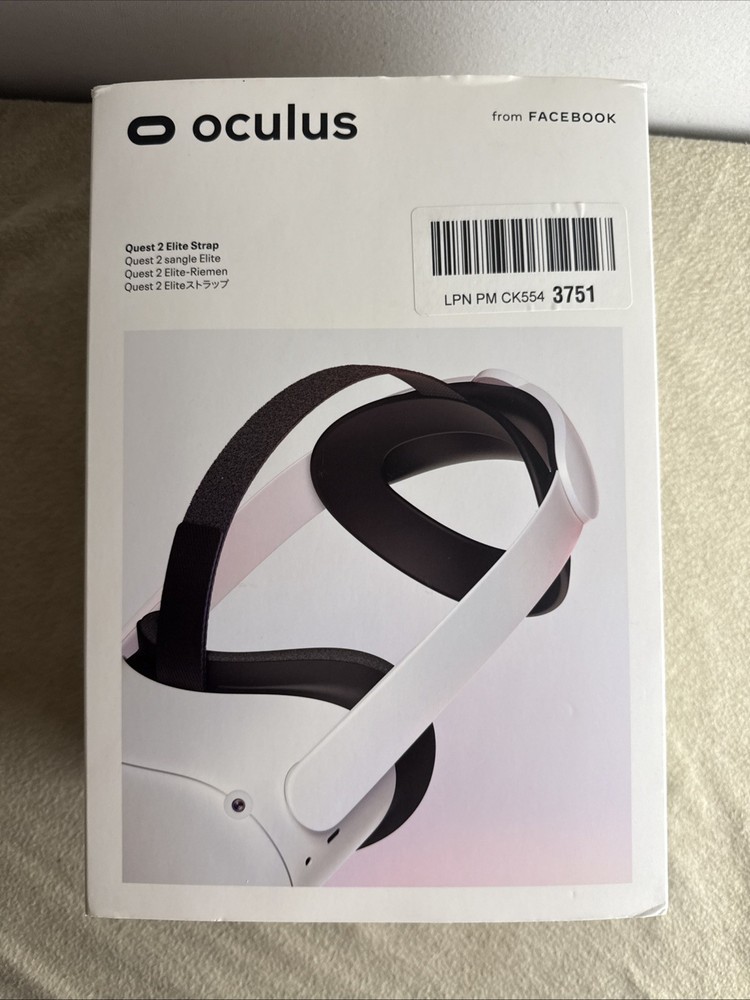Meta Oculus Quest 2 Elite Strap for VR Headset - Excellent Condition - w/Box