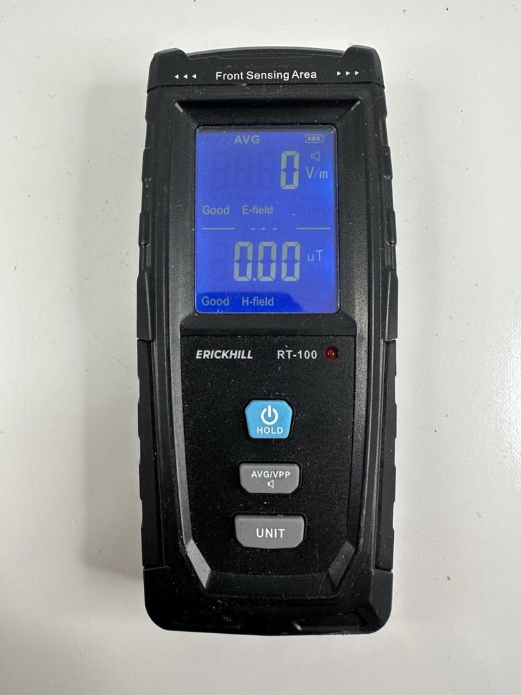 ERICKHILL Digital Electromagnetic Radiation Detector EMF Meter LCD Display-RT100