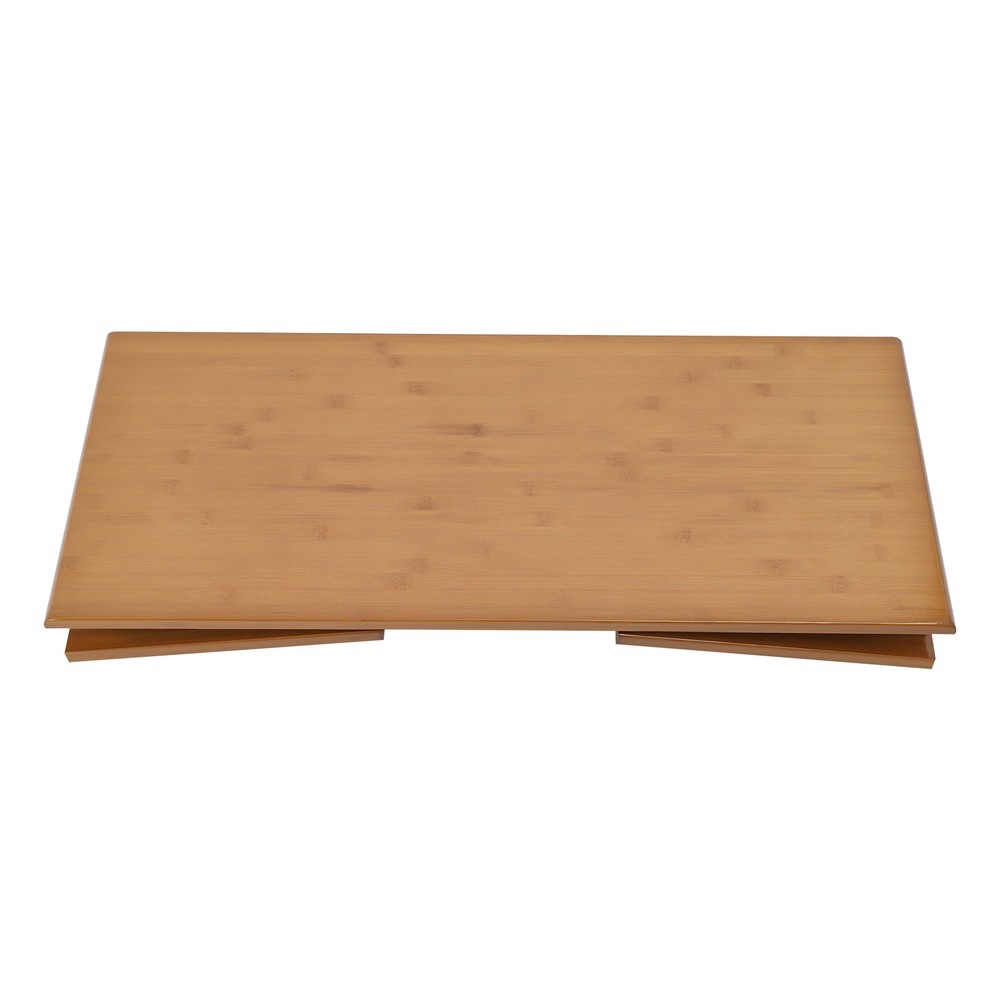 Folding Floor Coffee Table Brown Low Coffee Table Bamboo Portable Coffee Table