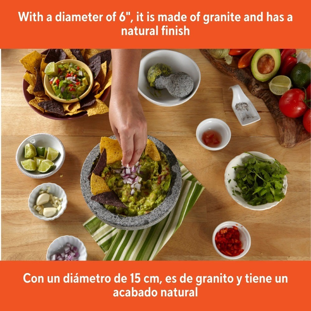 6in Granite Molcajete