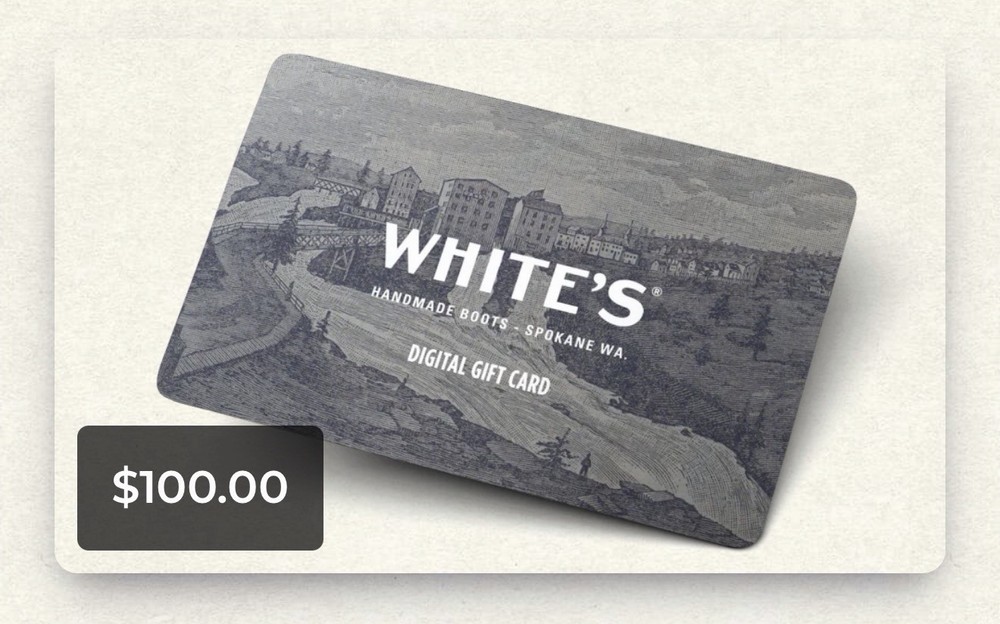 White’s Boots $100 Digital Gift Card
