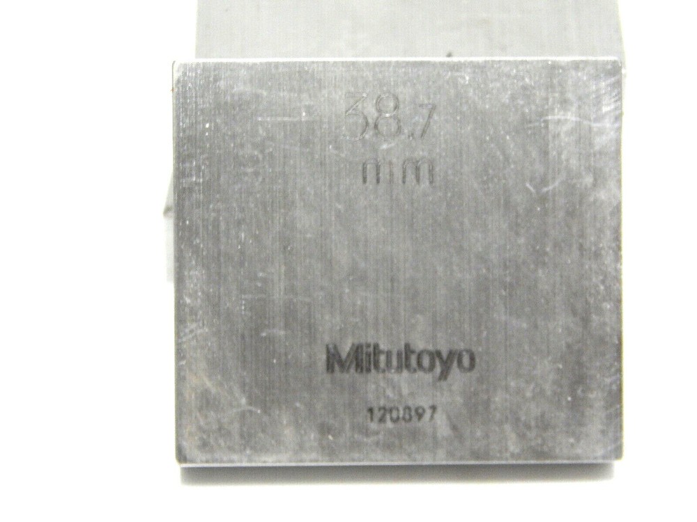 MITUTOYO 38.7 MM GAGE BLOCK