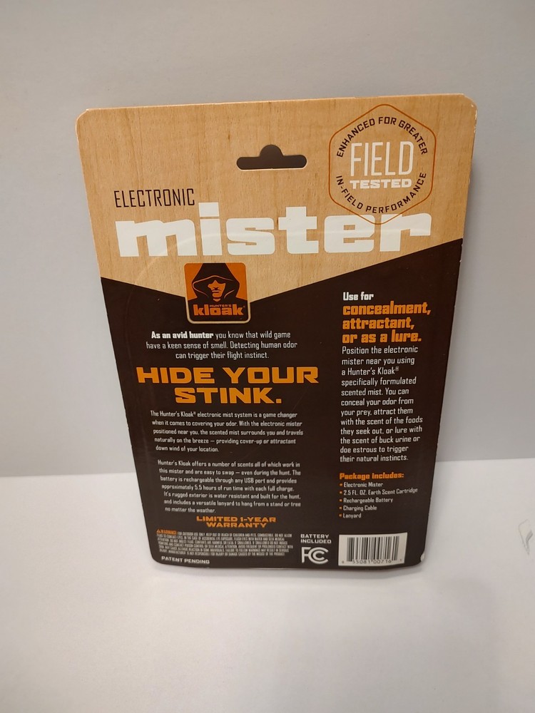 Hunter's Kloak Mist System Electronic Mister