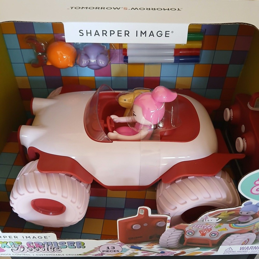 Sharper Image Pixie Cruiser Doodle RC Car Customizable 13pc Set