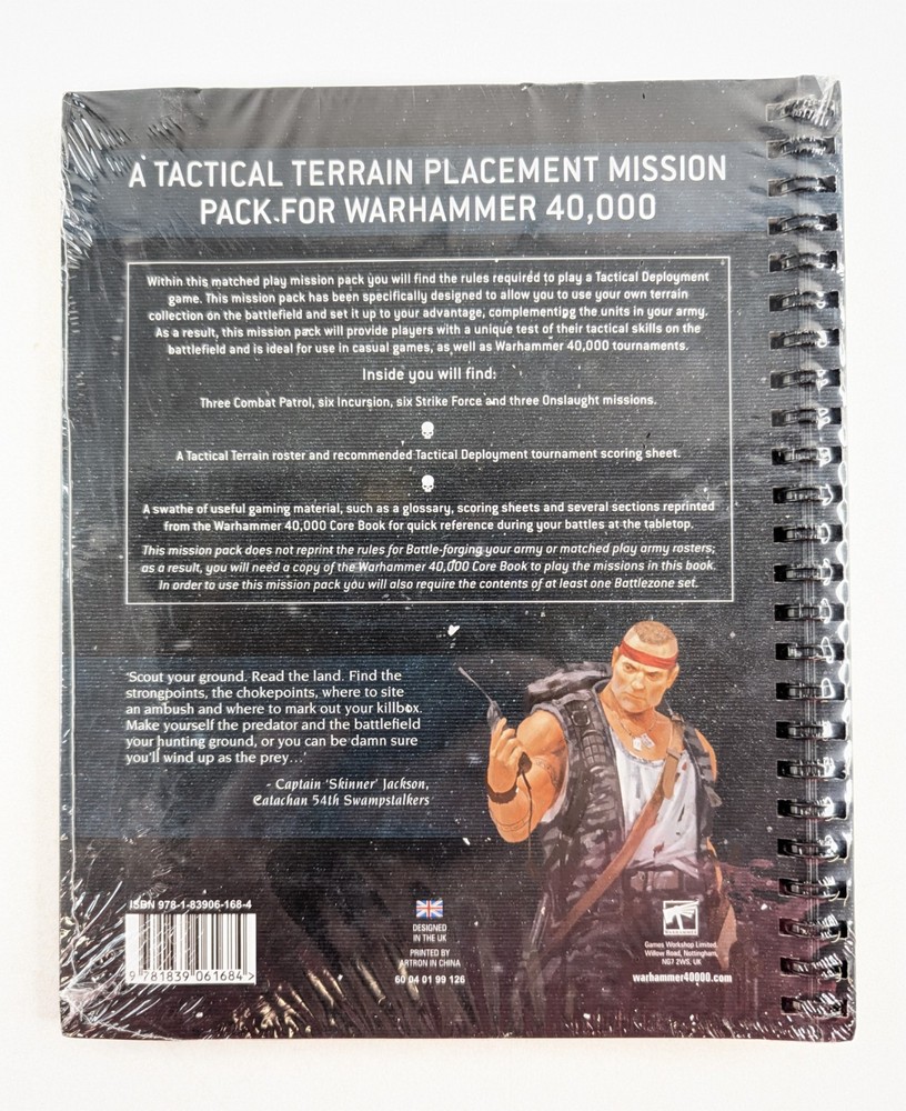 Warhammer 40k Tactical Deployment Master Terrain Mission Pack Chapter Approved