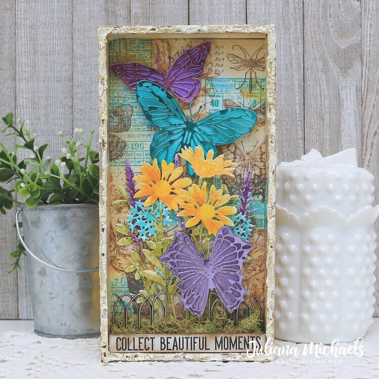 Sizzix Thinlits Scribbly Butterflies 4-PK set #664409 Retail $22.99 by Tim Holtz