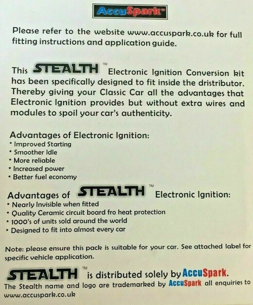 Opel Kadett Electronic ignition conversion for Bosch