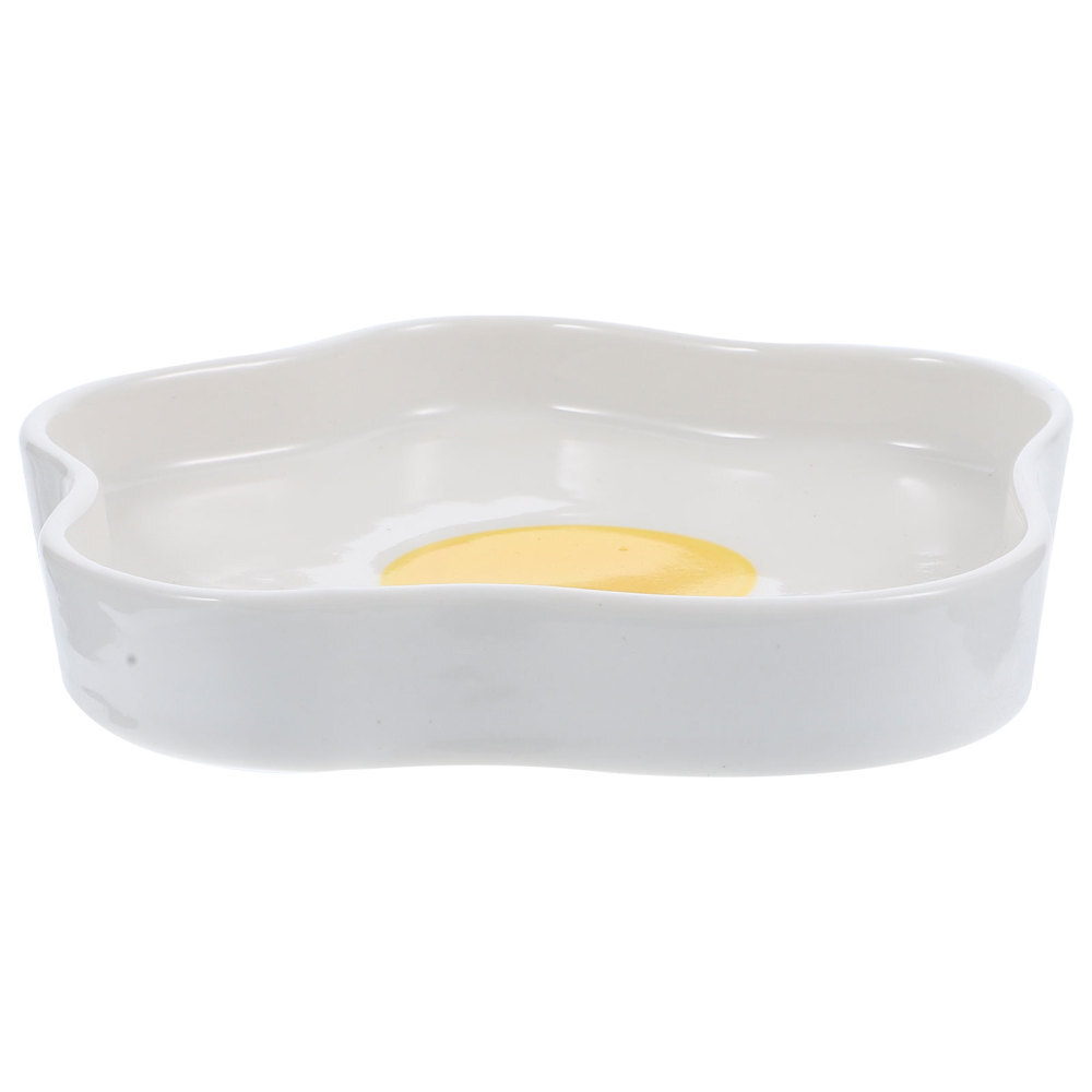 1PC Kitchen Dish Egg Plate Storage Storage Container Snacks Serving Plate