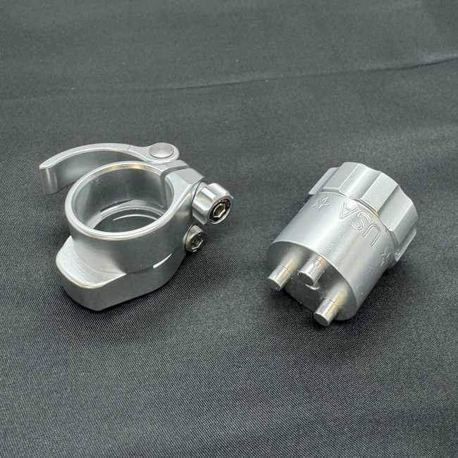 Planet Eclipse EMEK 100 ETHA2 Aluminum Feedneck and Back Cap Combo - SILVER