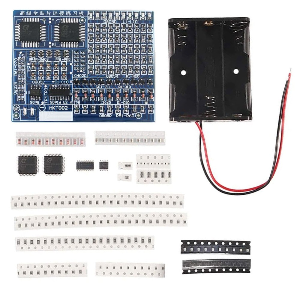 SMD/SMT Components Soldering Practice Board Electronic Project Kits DIY...