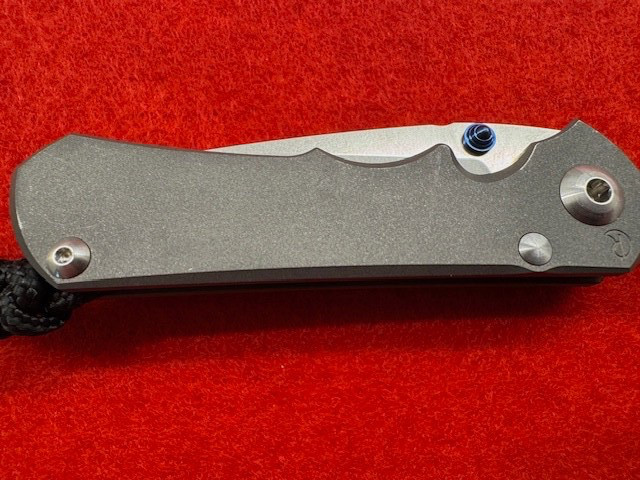MINT, BOXED CHRIS REEVE SMALL INKOSI TITANIUM FOLDER, COMPLETE (754)