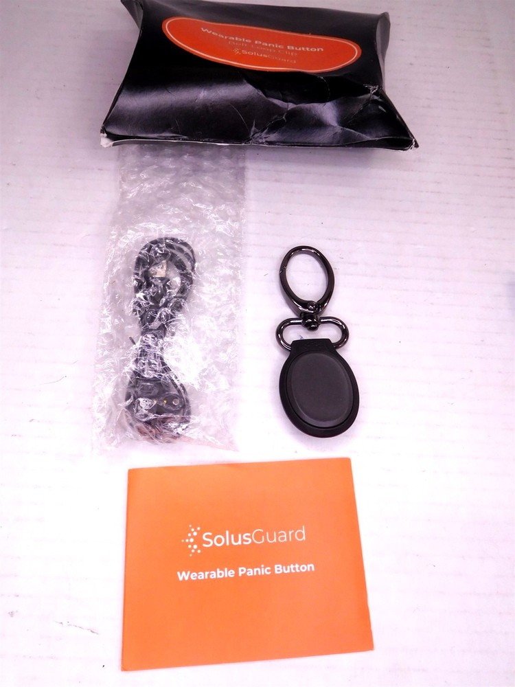 SolusGuard Wearable Panic Button Belt Loop Clip (090225)