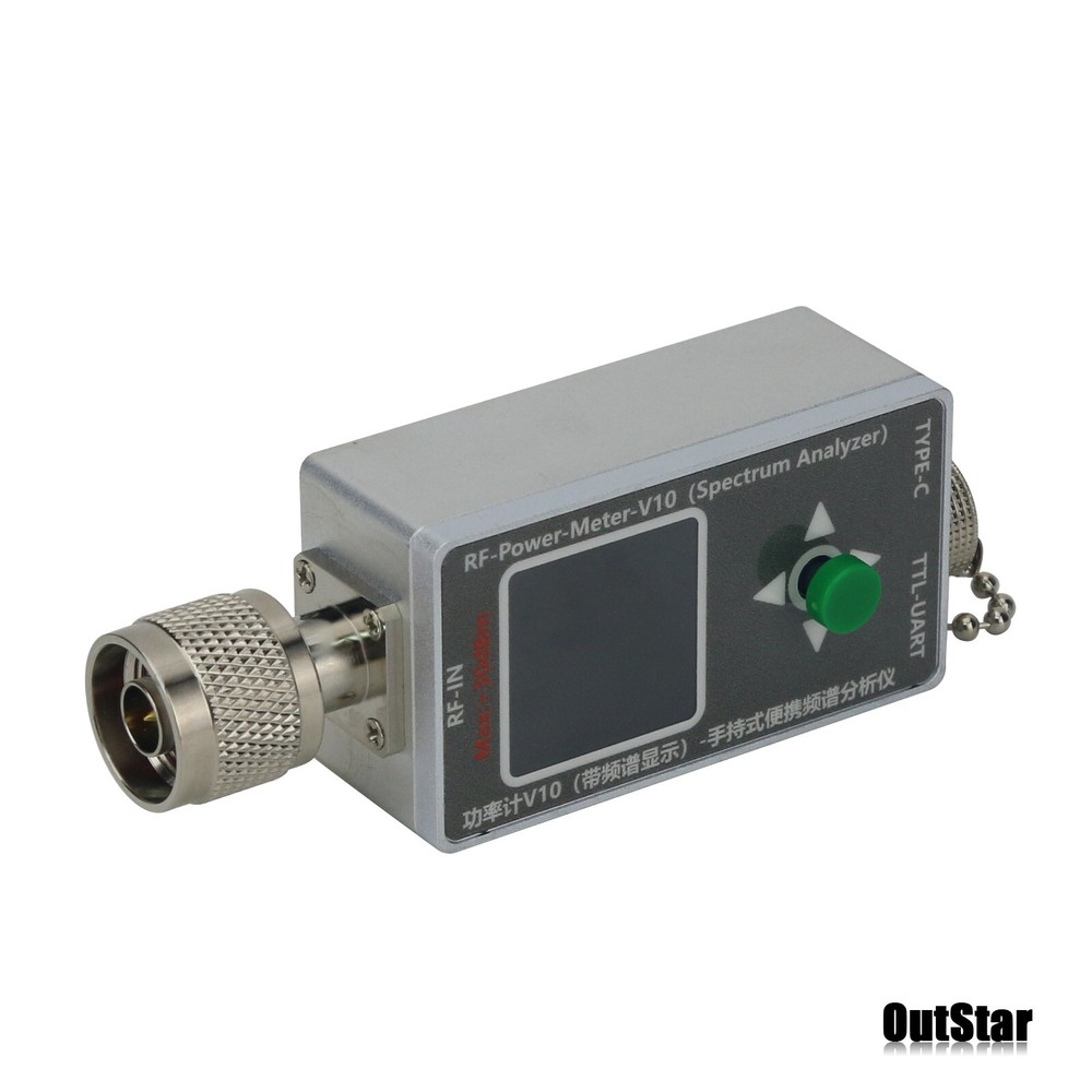 RF Power Meter Handheld Spectrum Analyzer w/Spectrum Display RF-Power-Meter-V10