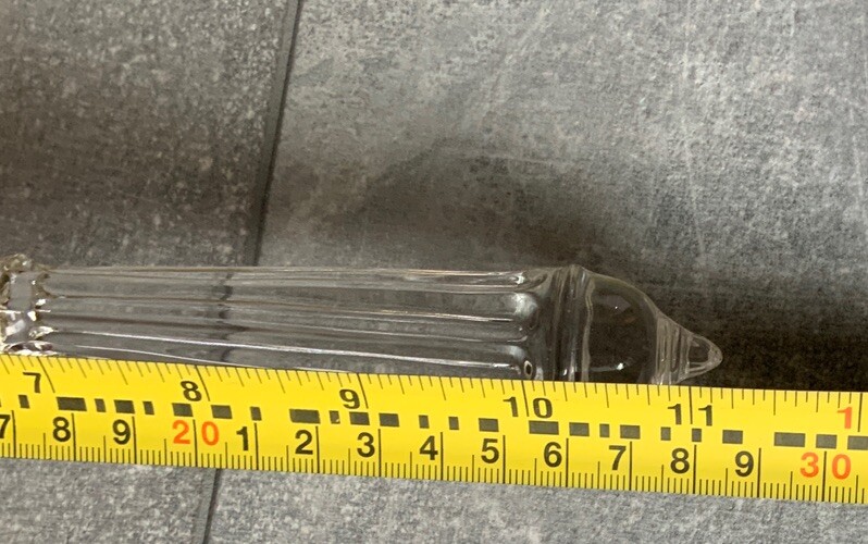 INTERNATIONAL SILVER CO LARGE SILVERPLATED SERVING FORK LUCITE HANDLE