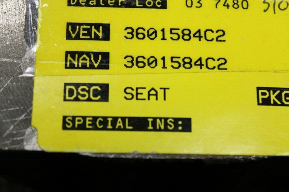 New International Seat Part# 3601584C2
