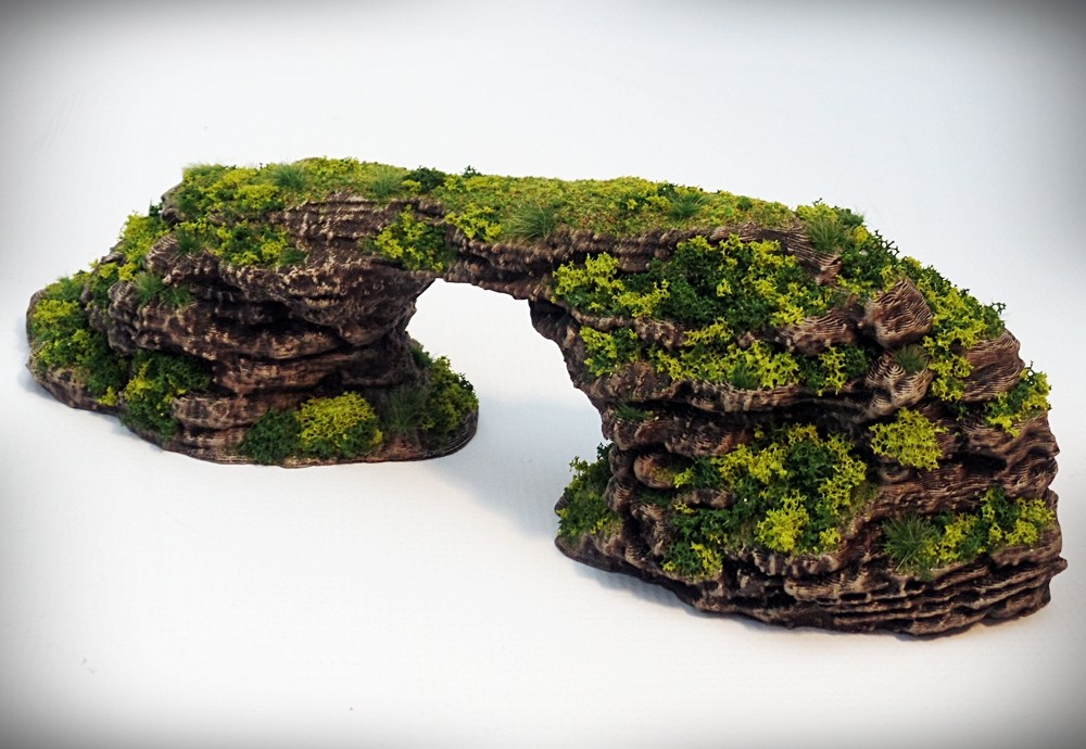 Archie - Tabletop Wargaming, D&D 3D printed hill scatter terrain