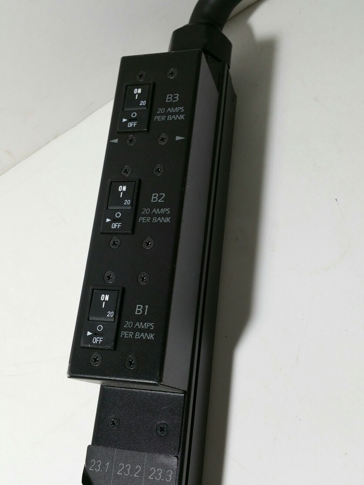 APC Rack PDU, Metered, AP7868 - Zero U - Power Distribution Strip