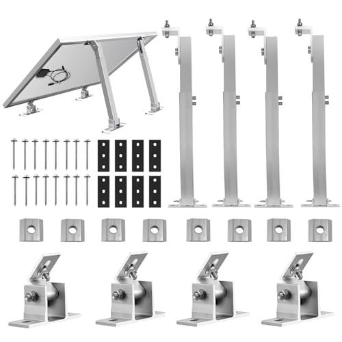 Adjustable Solar Panel Tilt Mount Brackets - Aluminum Alloy Mounting Brackets