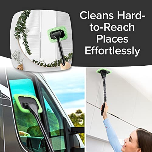Cleaning Tool, AS-SEEN-ON-TV, Cleans Windshields Without Reaching, 16 In.