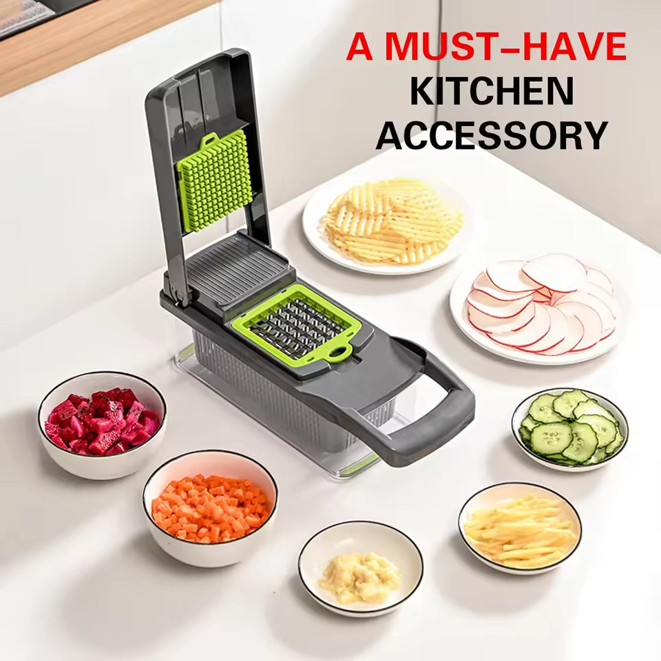 16 in 1 multi-function Manual Kitchen Slicer Chopper potato Vegetable Cutter