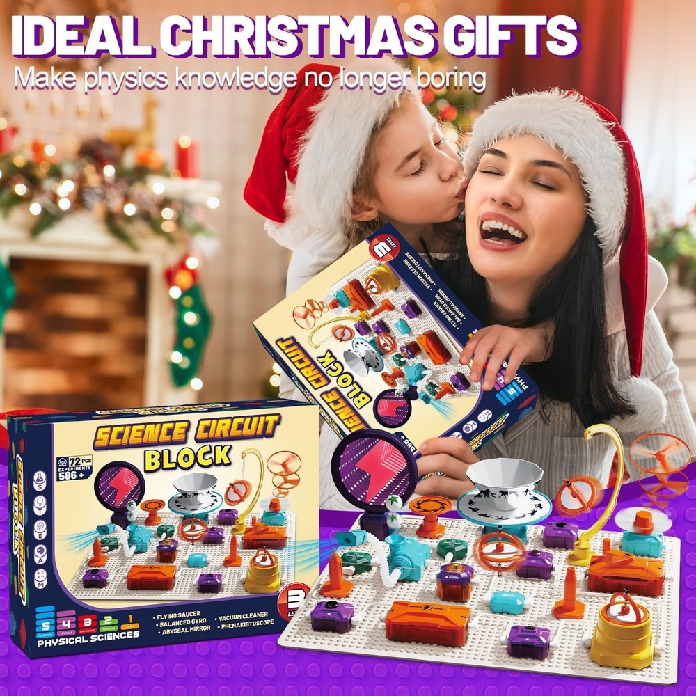 Gohero Circuits Science Kit，76 STEM Projects,Science Experiments for Kids with F