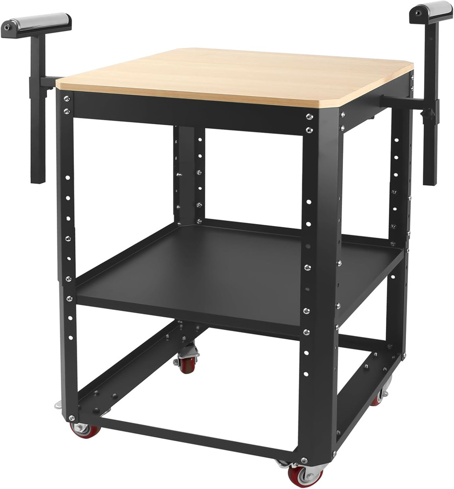 Rolling Planer Stand,550 Lbs Load Capacity Tool Stand with Wheels, Height Adjust