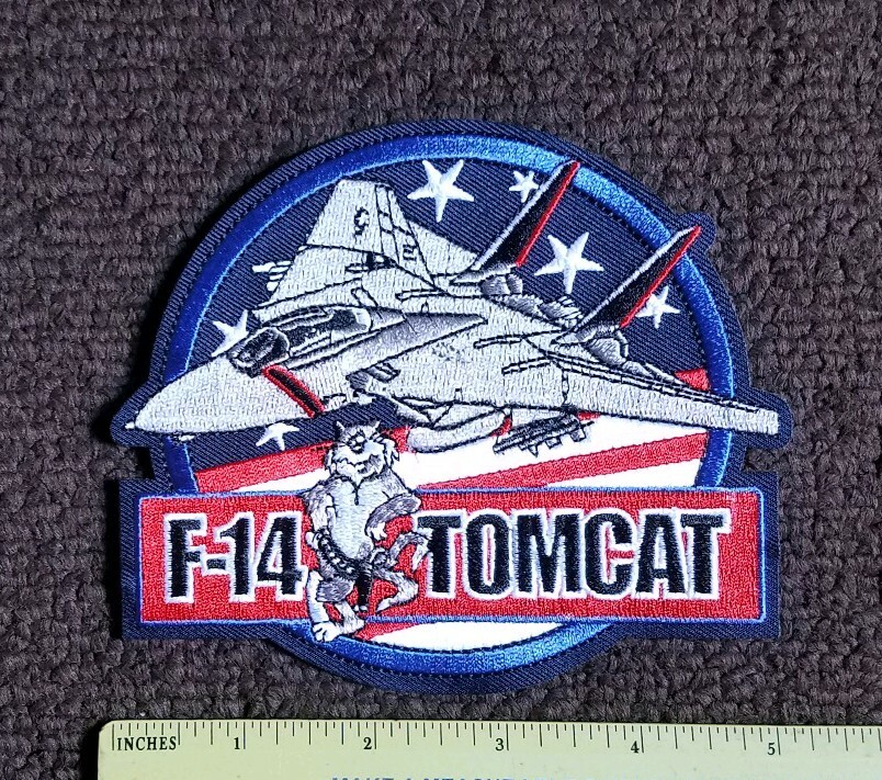 F-14 TOMCAT US Navy VF Top Gun Grumman Fighter Squadron LARGE  Patch