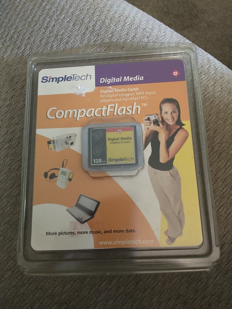 Digital Media Simple Tech Compact Flash Memory Card (128MB)