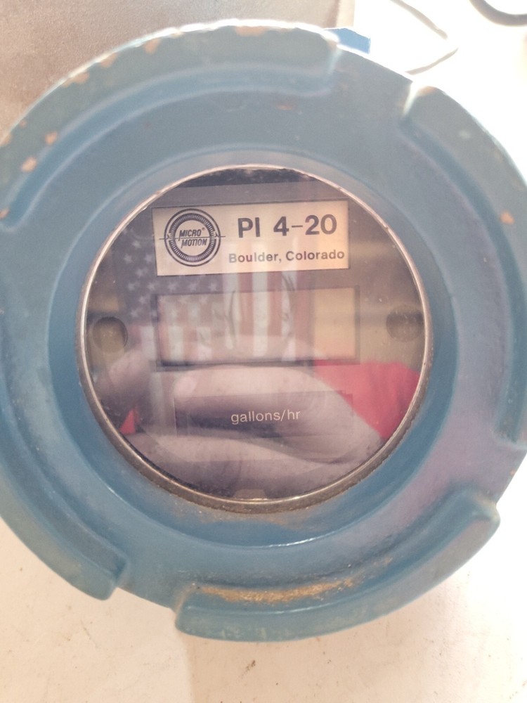 Micro Motion Transmitter PI 4-20 E - 2 pulled from working unit