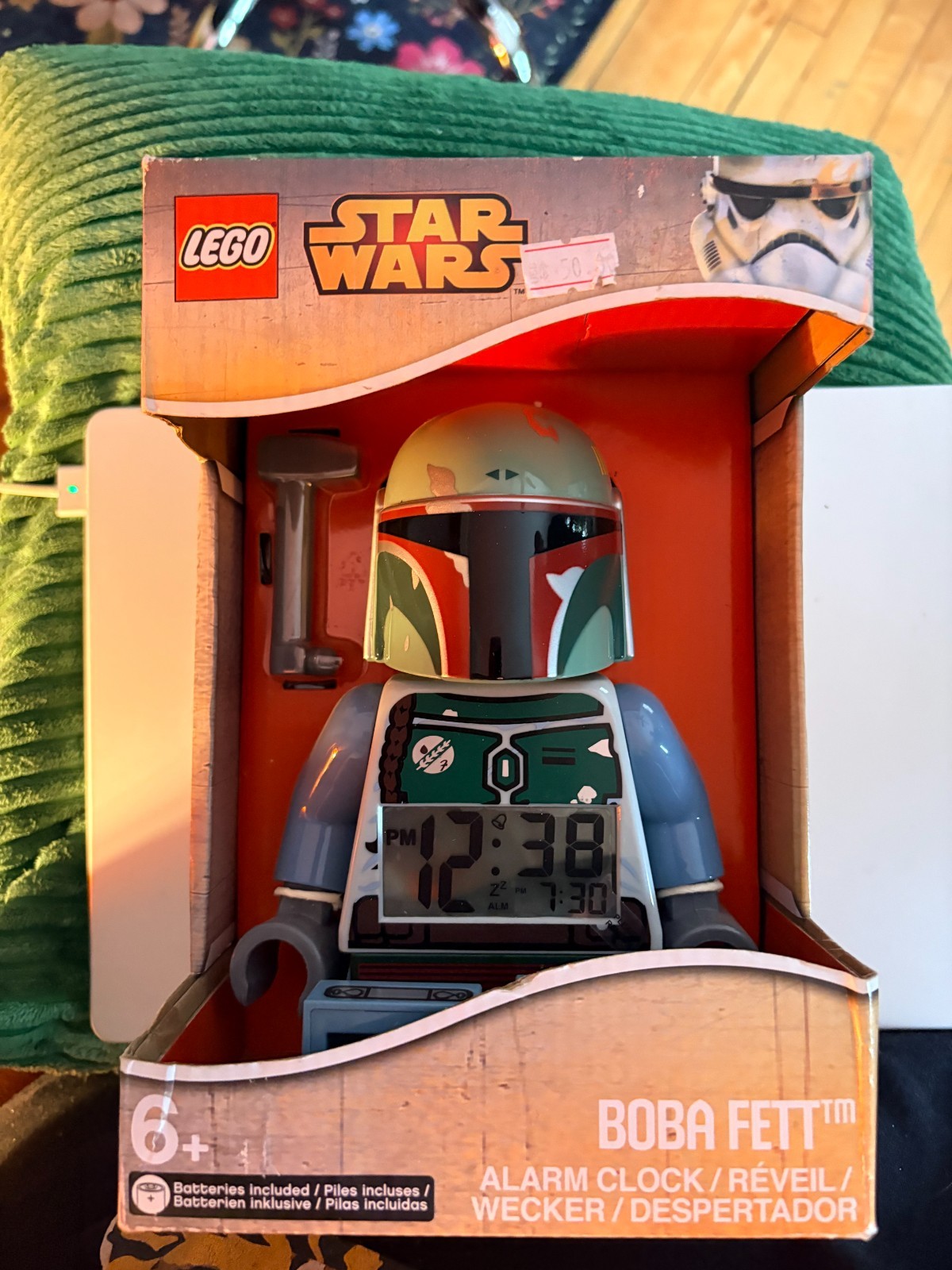 LEGO Star Wars Boba Fett 9” Digital Alarm Clock - NIB
