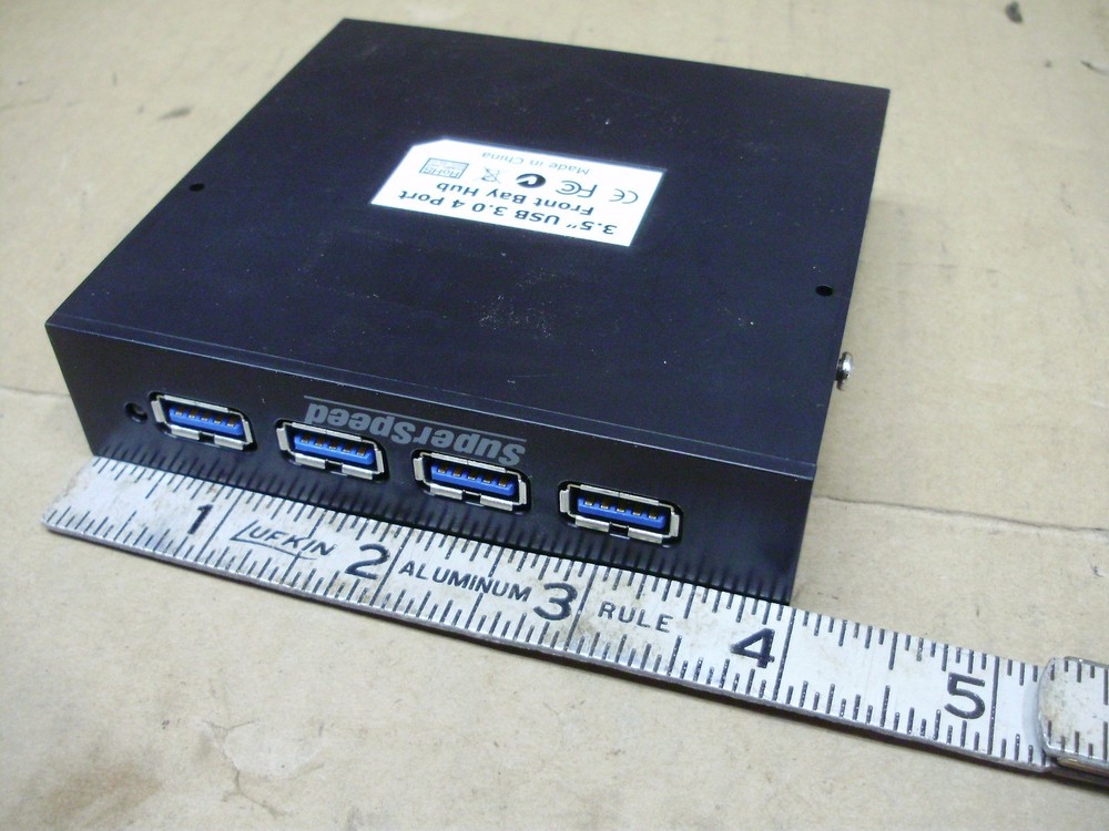 SuperSpeed Front Bay Hub, 3.5", USB 3.0, 4-Port