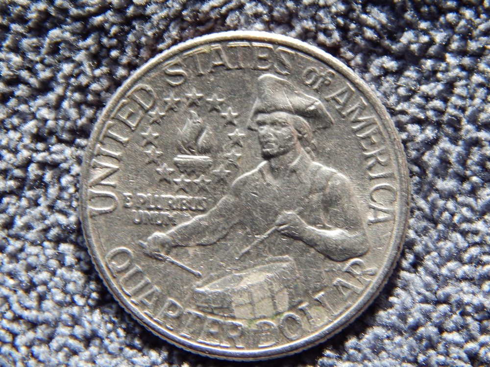 Bicentenial Quarter No Mint Mark Multiple Errors Reverse Side and Obverse side