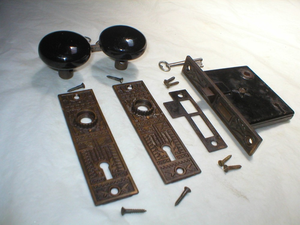 Antique Victorian Era Door Hardware