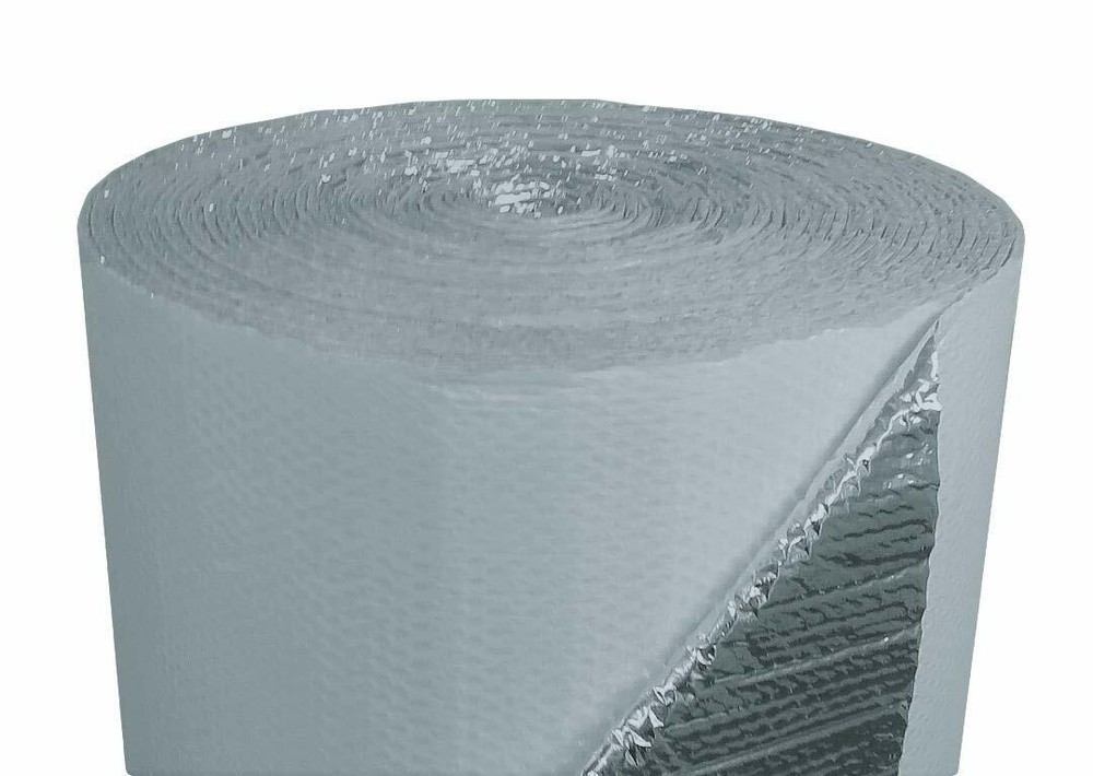 Continuous Double WHITE Foil Insulation Reflective Bubble Roll (36"x10FT) R8-24
