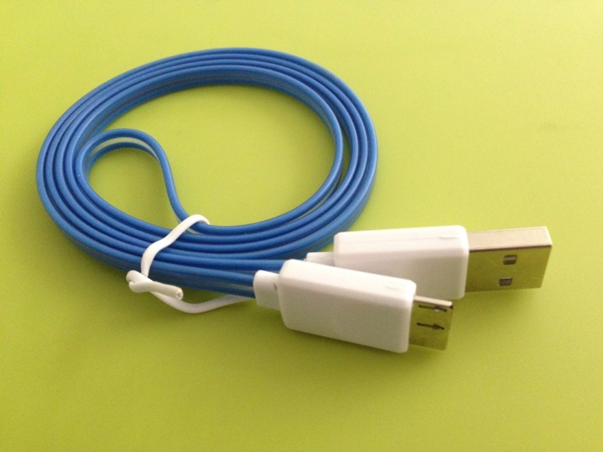 3Ft Micro USB 3.0 Samsung S5 Note3 Visible Data Sync LED Light Up Noodle Cable