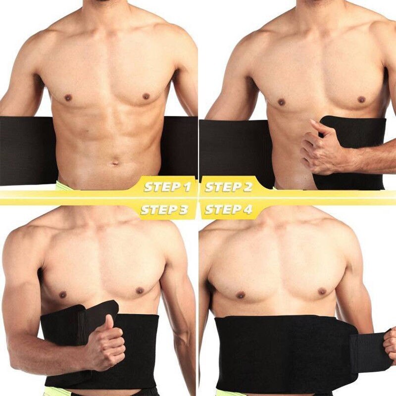 Waist Trimmer Exercise Wrap Belt Burn Fat Weight Loss Body Shaper BT1