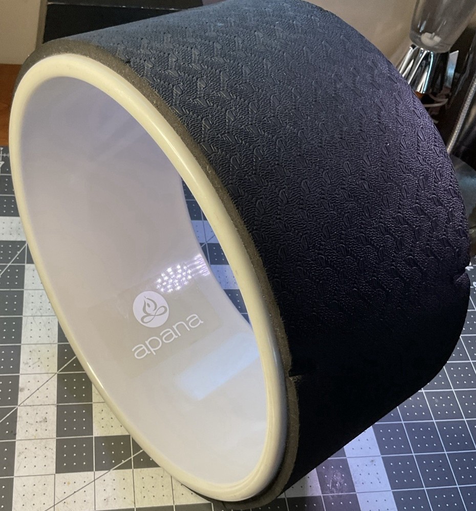 Apana Black Spinal Roller 11" Diameter x 5.25" W