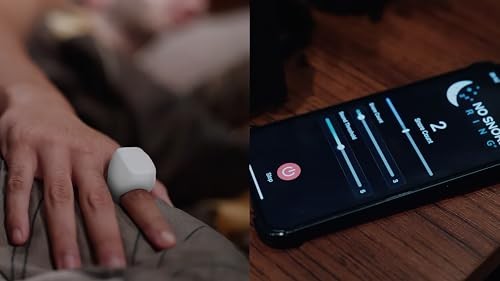 Smart Anti-Snoring Device with App Control, Comfortable One-Size Design, White