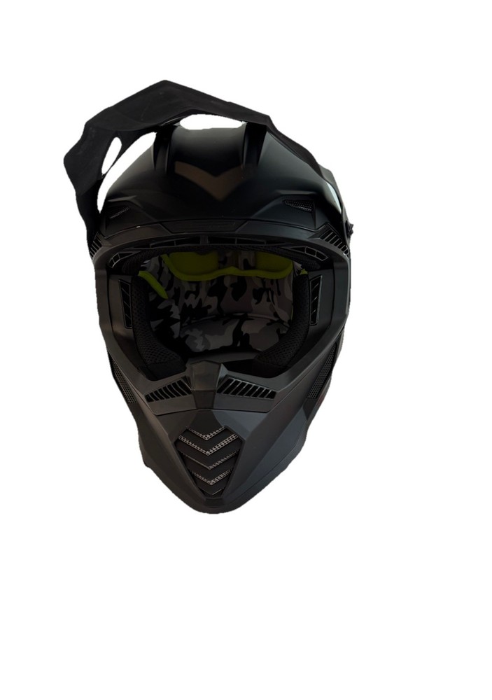 LS2 - Gate Full Face Motorcycle Helmet - Matte Black - Size Large - 437G-1014