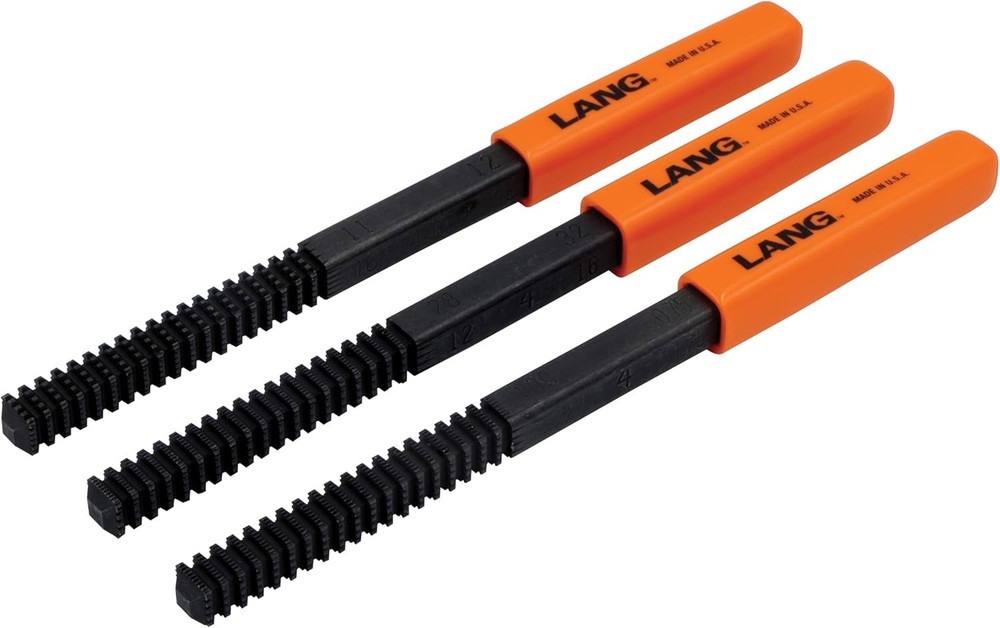 Thread Restorer File Set, 3-Piece - Easy Install, Black