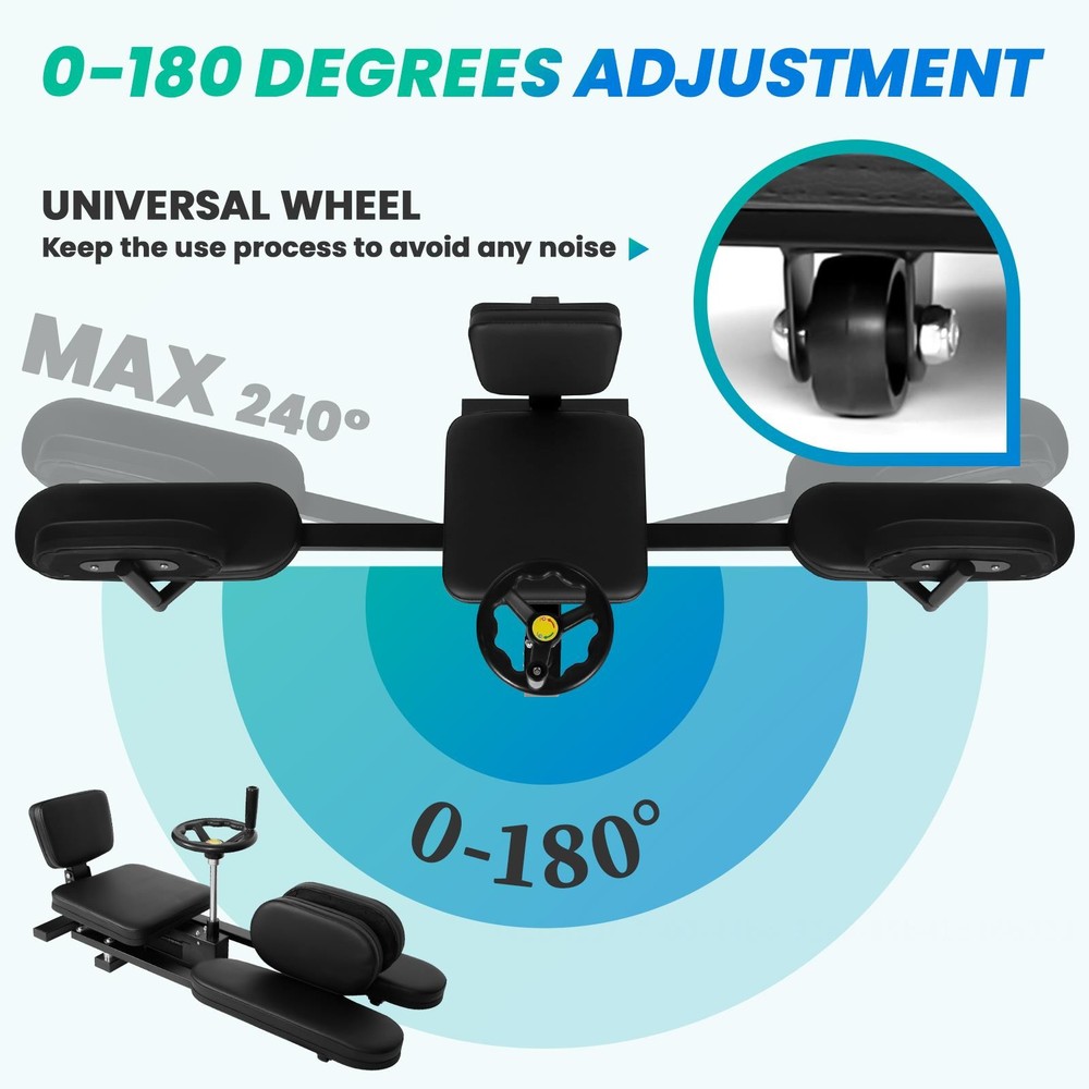 440LBS Split Machine for Flexibility, 240 Degree Split Stretcher for Kids&Adults