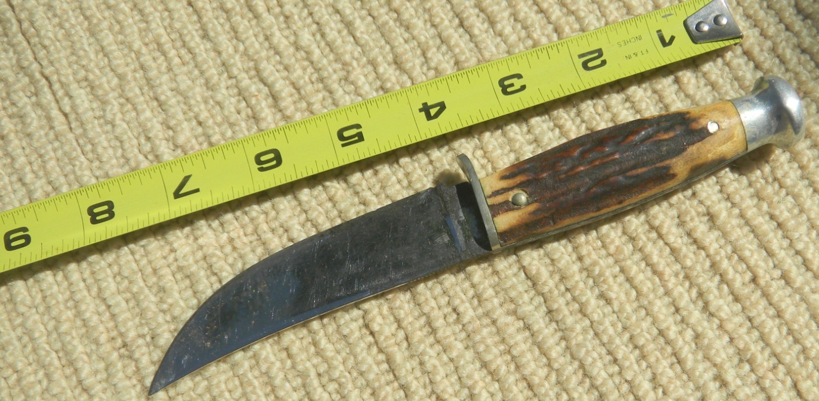 Case Fixed Blade Hunting ,Trapping , Hiking, Camping Knife with Sheath Vintage