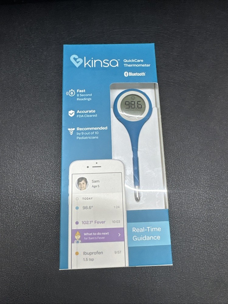 Kinsa Quick Care Bluetooth Smart Thermometer NIB
