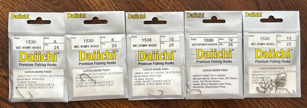 Daiichi 1530 - Heavy Wet Fly Hook
