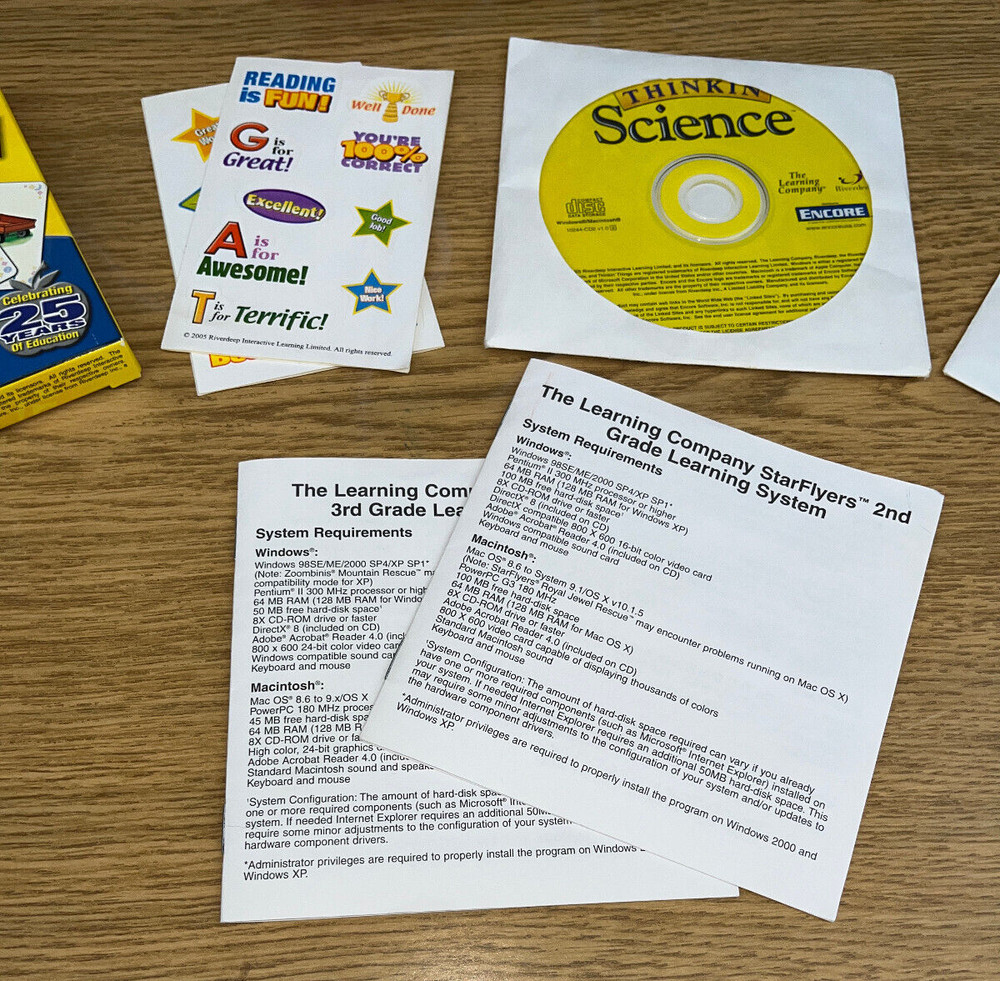 Zoombinis 3rd Grade (Ages 7-9) Learning Set (Math Flashcards, Science, Stickers)