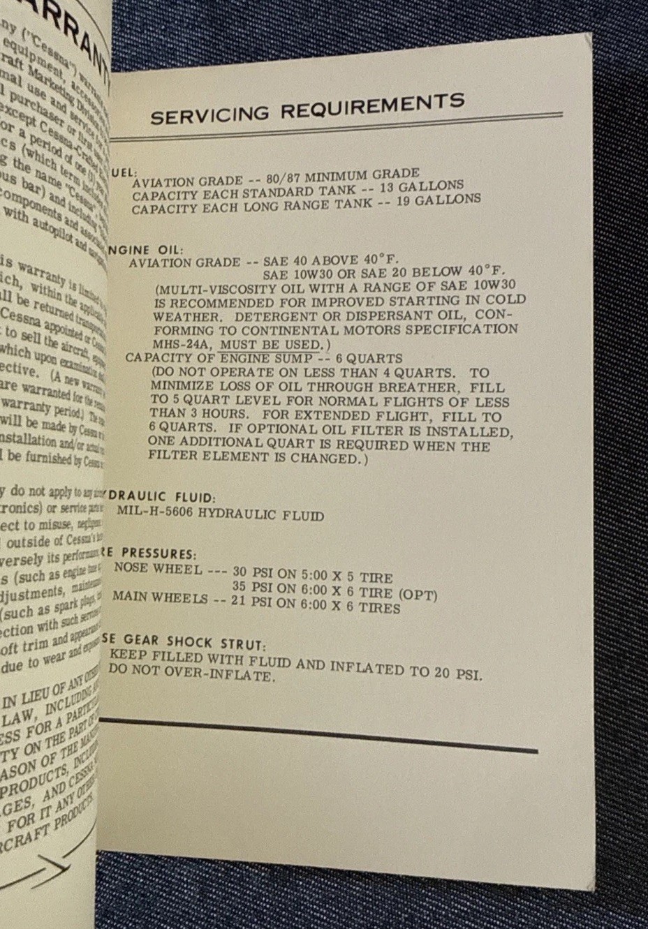 Cessna Owner's Manual 1970 Aerobat (A150K) NOS Estate Find CWO Flight Instructor