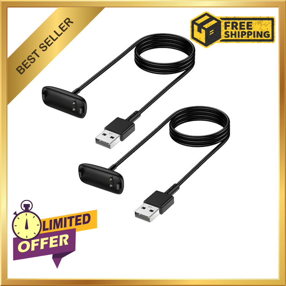 Fitbit Inspire 3 Charger Cable 2 Pack 3.3Ft