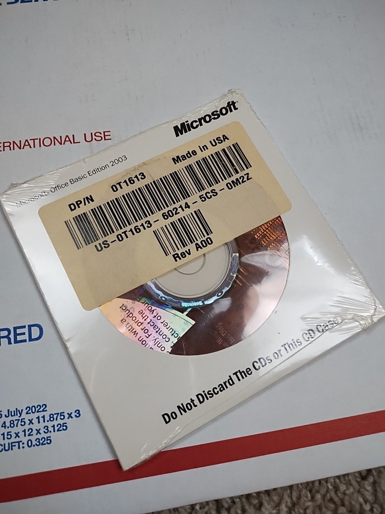 Microsoft Office 2003 Dell Basic New WORD EXCEL ACCESS POWERPOINT OUTLOOK W/ Key